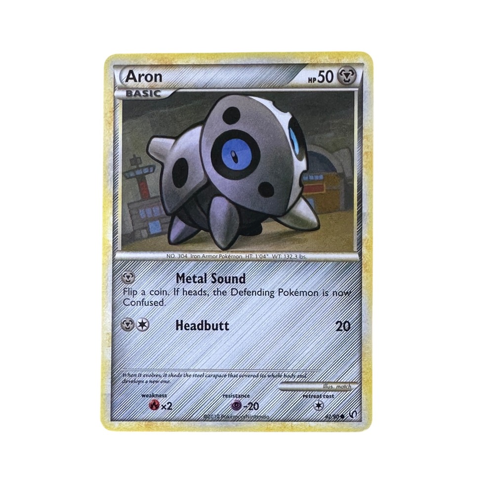 Aron Pokemon Card EX Hidden Legends 60/101 Basic TCG MP/LP‎